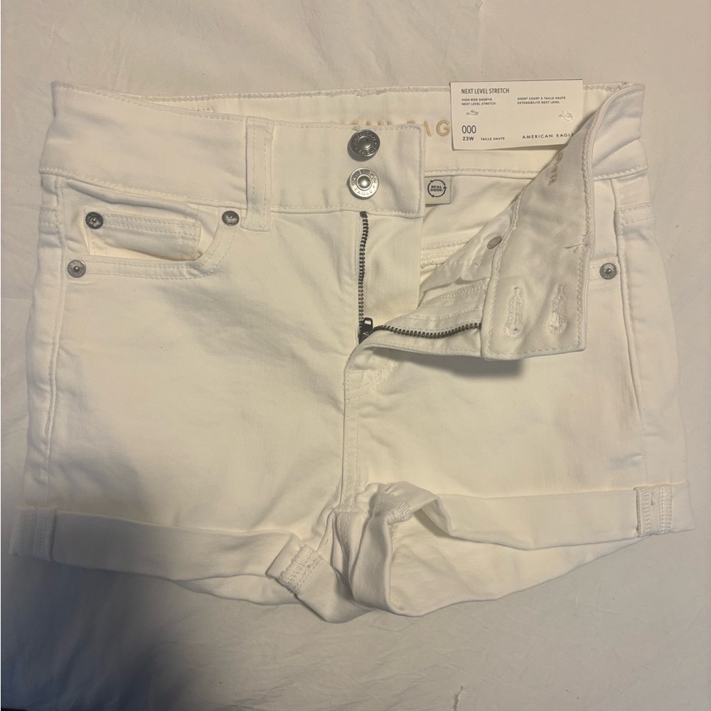 American Eagle Outfitters White Jean Shorts